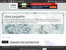 Tablet Screenshot of chezpoupette.com.over-blog.com