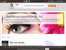 Tablet Screenshot of ma-vie-revee.over-blog.com