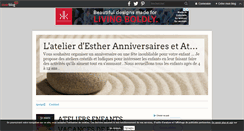 Desktop Screenshot of latelierdesther.over-blog.com
