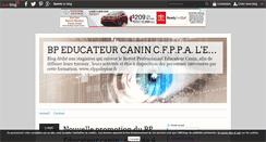 Desktop Screenshot of bpeducateurcanincfppalepine.over-blog.com