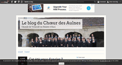 Desktop Screenshot of choeurdesaulnes.over-blog.com