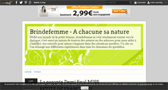 Desktop Screenshot of brindefemme.over-blog.com