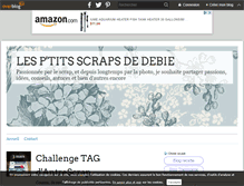 Tablet Screenshot of lescrapdedebie.over-blog.com