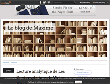 Tablet Screenshot of lectureanalytique.over-blog.com