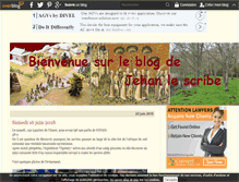 Tablet Screenshot of jehanlescribe.over-blog.fr