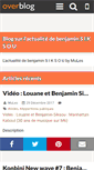 Mobile Screenshot of benjaminsiksou.over-blog.com