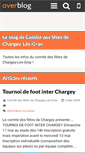 Mobile Screenshot of comitedesfetes-chargey.over-blog.com