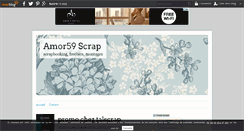 Desktop Screenshot of amor59scrap.over-blog.com