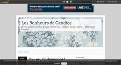 Desktop Screenshot of lesbonheursdecandice.over-blog.com