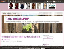Tablet Screenshot of anne-beauchef.over-blog.com