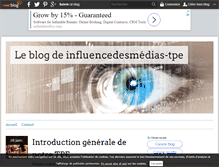 Tablet Screenshot of influencedesmedias-tpe.over-blog.com