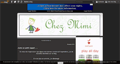 Desktop Screenshot of chezmimi.over-blog.fr