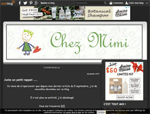 Tablet Screenshot of chezmimi.over-blog.fr