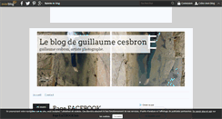 Desktop Screenshot of guillaumecesbron.over-blog.com