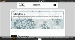 Desktop Screenshot of milycrea.over-blog.fr