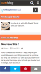 Mobile Screenshot of mystupidworld.over-blog.fr