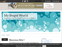 Tablet Screenshot of mystupidworld.over-blog.fr