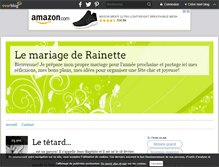Tablet Screenshot of lemariagederainette.over-blog.com