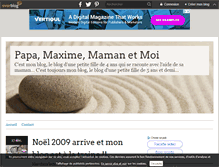 Tablet Screenshot of mamanetmoi.over-blog.com