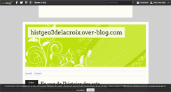 Desktop Screenshot of histgeo3delacroix.over-blog.com