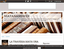 Tablet Screenshot of mayananswer.over-blog.com