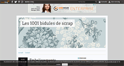 Desktop Screenshot of 1001bidulesdescrap.over-blog.com