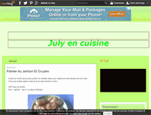 Tablet Screenshot of julyencuisine.over-blog.com
