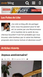Mobile Screenshot of les-folies-de-lilie.over-blog.fr