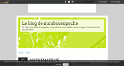 Desktop Screenshot of monbacenpoche.over-blog.com