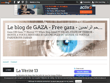 Tablet Screenshot of gaza-stop-israel.over-blog.com