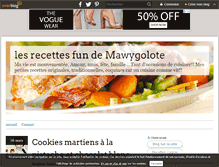Tablet Screenshot of lesrecettesfundemawygolote.over-blog.com