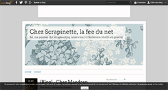 Desktop Screenshot of chez-scrapotte.over-blog.com