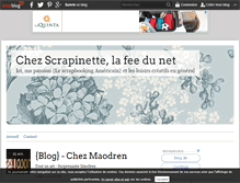 Tablet Screenshot of chez-scrapotte.over-blog.com