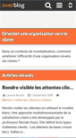 Mobile Screenshot of organisation.client.over-blog.com