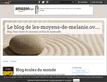 Tablet Screenshot of les-moyens-de-melanie.over-blog.com