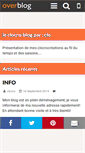 Mobile Screenshot of clocro-blog.over-blog.com