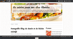 Desktop Screenshot of cuisinepournostetesblondes.over-blog.com