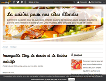 Tablet Screenshot of cuisinepournostetesblondes.over-blog.com