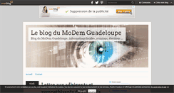 Desktop Screenshot of mouvement-democrate971.over-blog.com