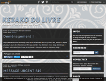 Tablet Screenshot of kezako.du.livre.over-blog.com