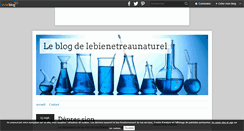 Desktop Screenshot of lebienetreaunaturel.over-blog.com