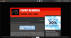 Desktop Screenshot of lespritdumuscle.over-blog.com