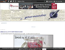 Tablet Screenshot of chroniquesgourmandes.over-blog.com