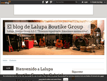 Tablet Screenshot of lalupaboutikegroup.over-blog.es