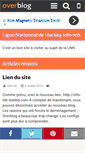 Mobile Screenshot of info-lnh.over-blog.com