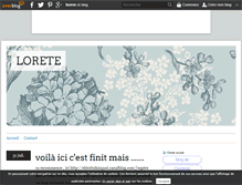 Tablet Screenshot of chezlorete.over-blog.com