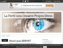 Tablet Screenshot of lafertesousjouarre.over-blog.com
