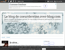 Tablet Screenshot of coeurdereine.over-blog.com