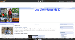 Desktop Screenshot of leschroniquesde-k.over-blog.com