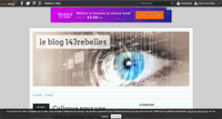 Desktop Screenshot of 143rebelles.over-blog.com